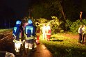 Sturm Radfahrer vom Baum erschlagen Koeln Flittard Duesseldorferstr P18